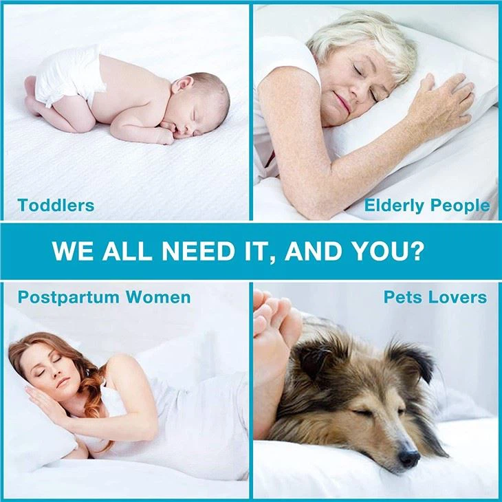 Waterproof Breathable Noiseless Mattress Pad Waterproof Breathable Noiseless Mattress Pad
